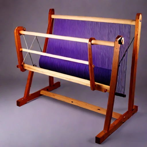 An isopiestic-hold warping frame, photographed against a plain background