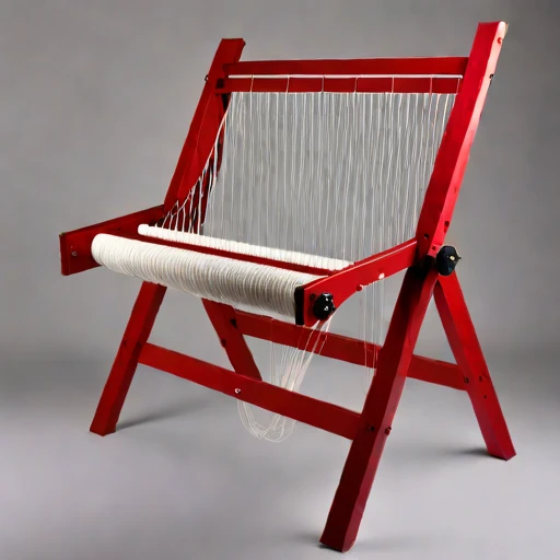 An isopiestic-hold warping frame, photographed against a plain background