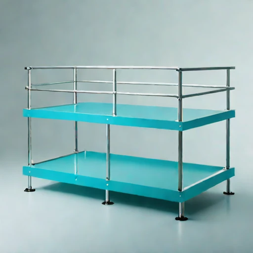 An inversion-layer viewing deck, photographed against a plain background