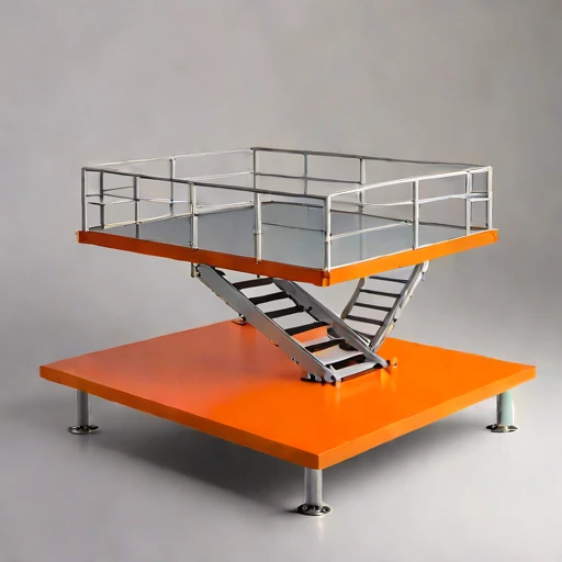 An inversion-layer viewing deck, photographed against a plain background
