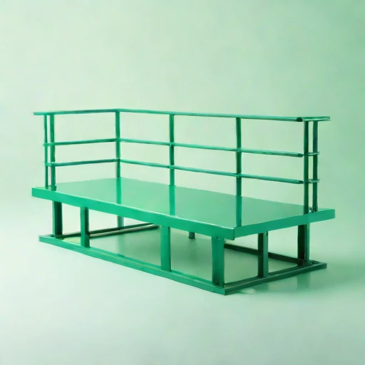An inversion-layer viewing deck, photographed against a plain background