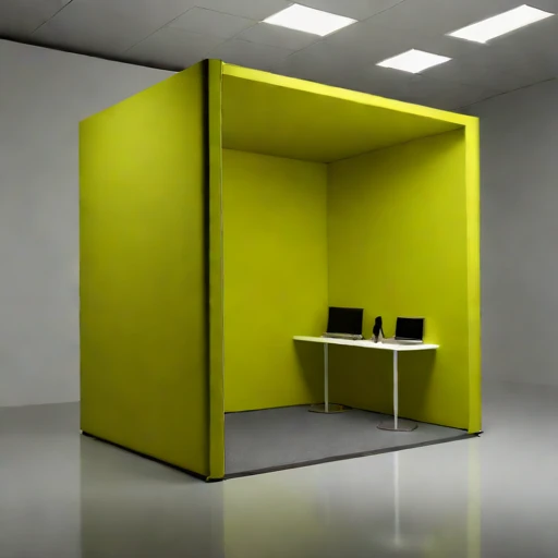 An infrasound monitoring booth, photographed against a plain background