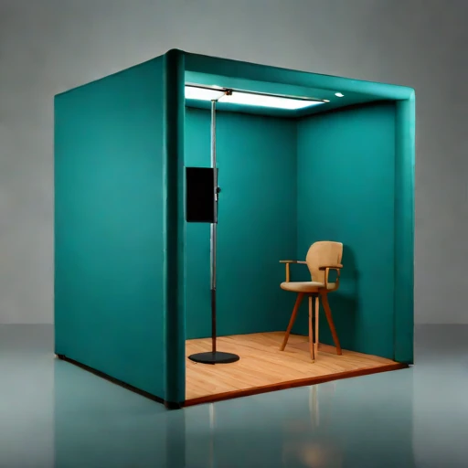 An infrasound monitoring booth, photographed against a plain background