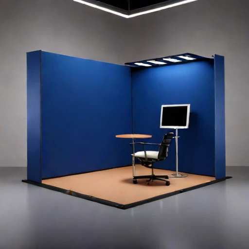 An infrasound monitoring booth, photographed against a plain background
