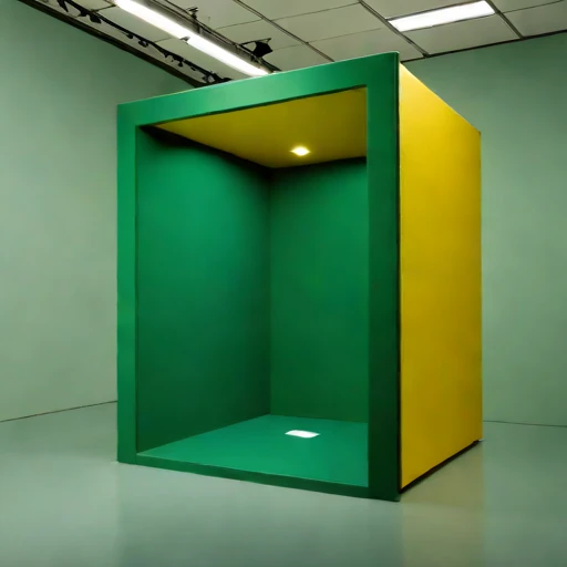 An infrasound monitoring booth, photographed against a plain background