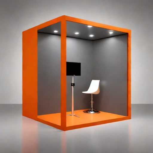 An infrasound monitoring booth, photographed against a plain background