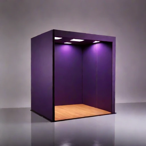 An infrasound monitoring booth, photographed against a plain background