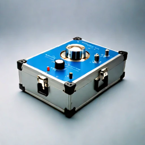 An infrasound pressure-reference cell, photographed against a plain background
