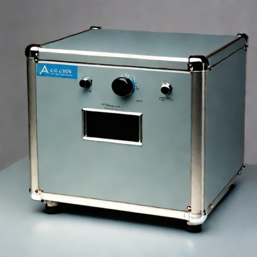 An infrasound pressure-reference cell, photographed against a plain background