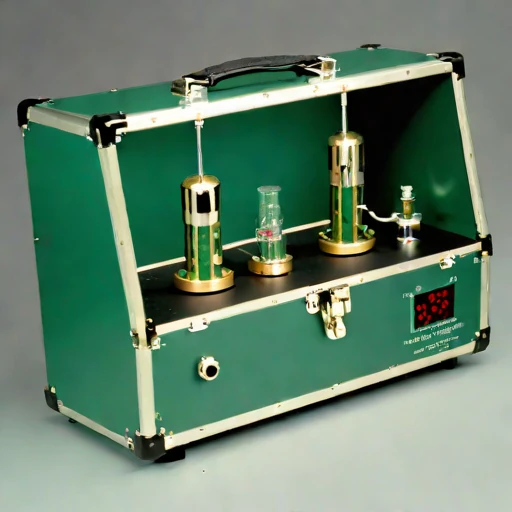 An infrasound pressure-reference cell, photographed against a plain background