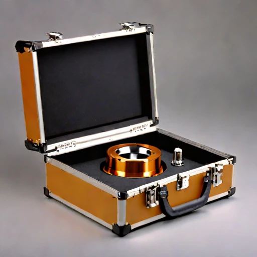 An infrasound pressure-reference cell, photographed against a plain background