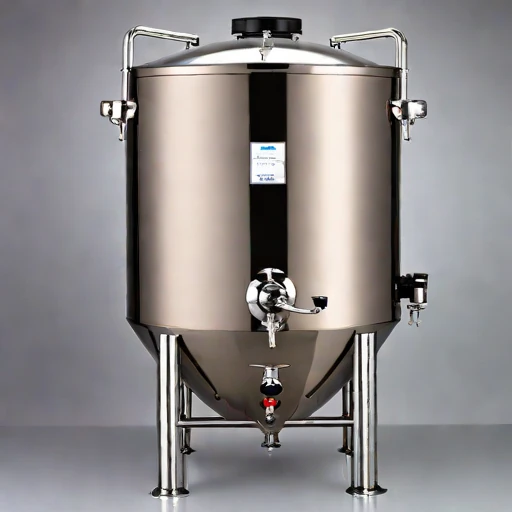 A karst-air inoculation fermenter, photographed against a plain background