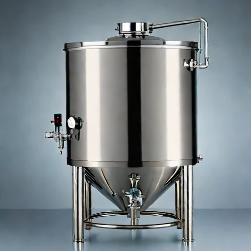 A karst-air inoculation fermenter, photographed against a plain background