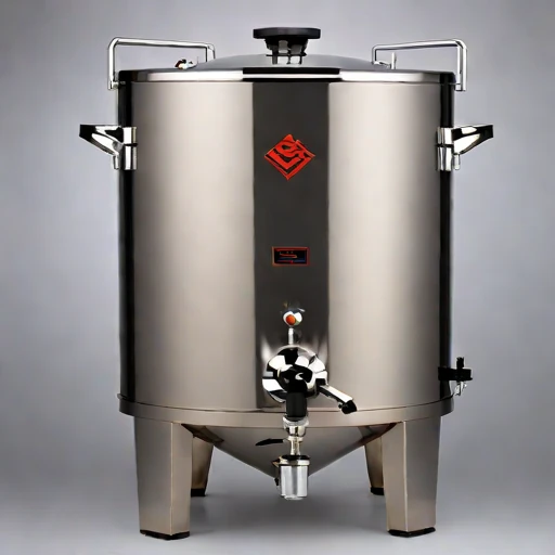 A karst-air inoculation fermenter, photographed against a plain background