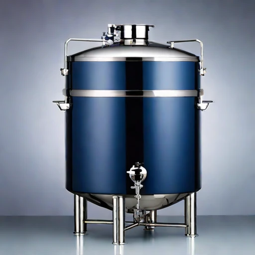 A karst-air inoculation fermenter, photographed against a plain background
