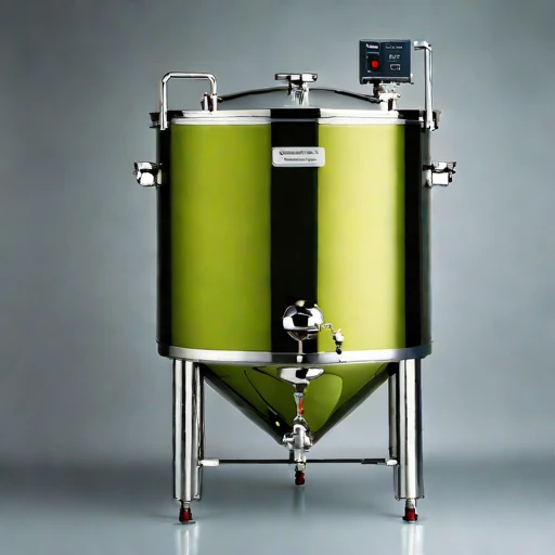 A karst-air inoculation fermenter, photographed against a plain background