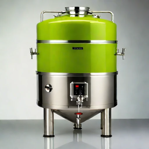 A karst-air inoculation fermenter, photographed against a plain background