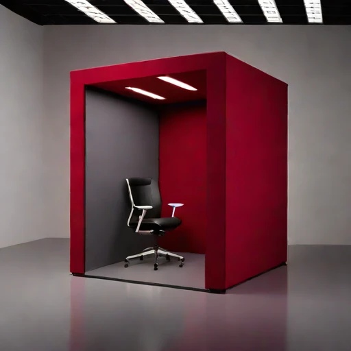 A karst-geometry reverberation gallery, photographed against a plain background