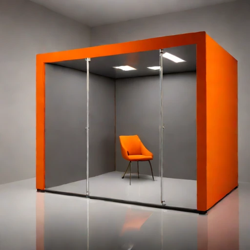 A karst-geometry reverberation gallery, photographed against a plain background