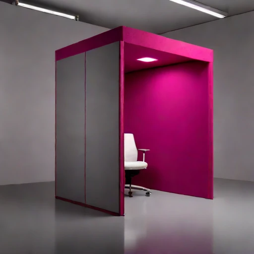 A karst-geometry reverberation gallery, photographed against a plain background