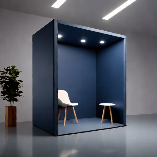 A karst-geometry reverberation gallery, photographed against a plain background
