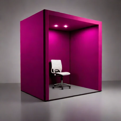 A karst-geometry reverberation gallery, photographed against a plain background