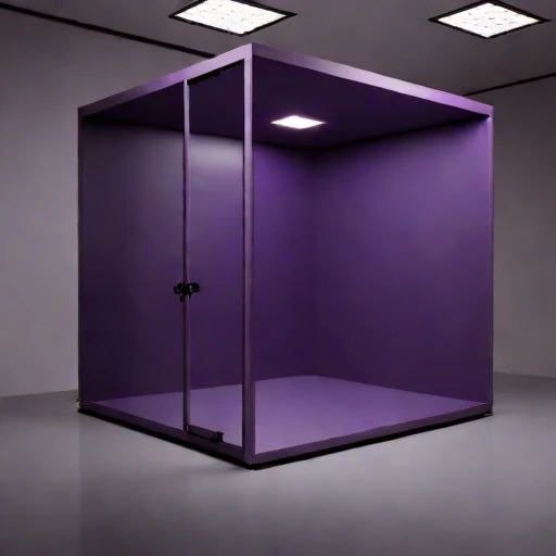 A karst-geometry reverberation gallery, photographed against a plain background