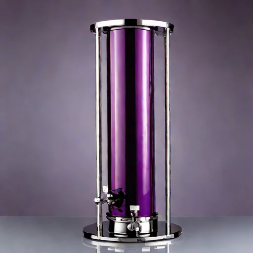 A karst-limestone polishing column, photographed against a plain background