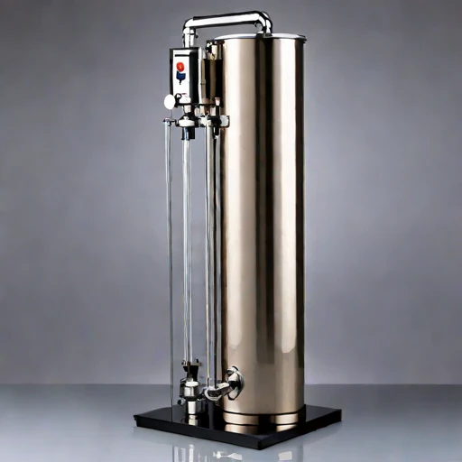 A karst-limestone polishing column, photographed against a plain background