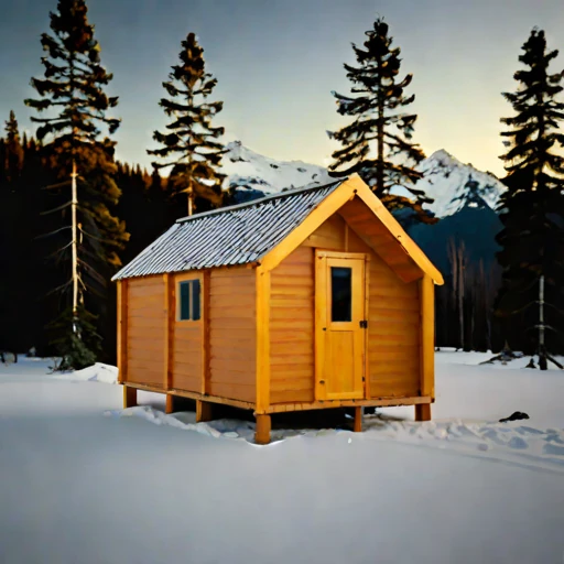 A katabatic-rated wind shelter, photographed against a plain background