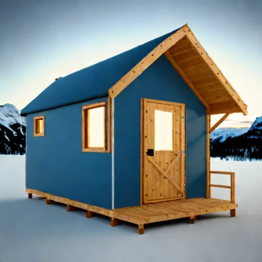 A katabatic-rated wind shelter, photographed against a plain background