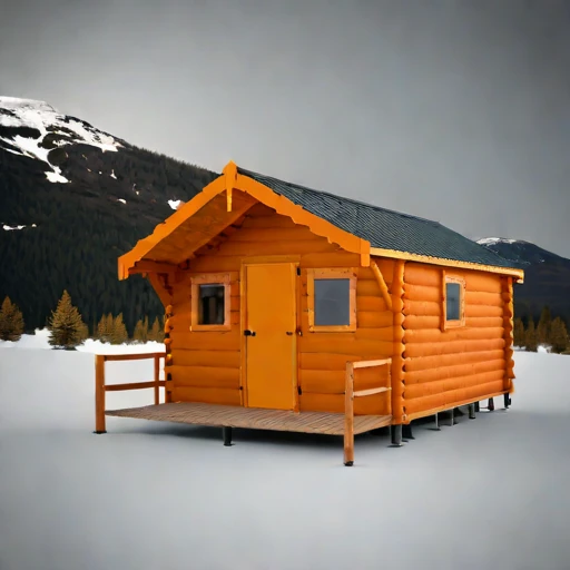 A katabatic-rated wind shelter, photographed against a plain background