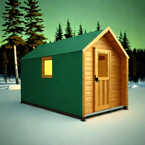 A katabatic-rated wind shelter, photographed against a plain background