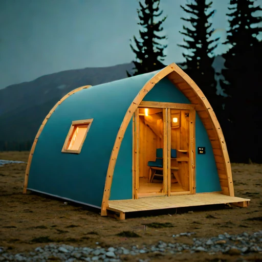 A katabatic-rated wind shelter, photographed against a plain background