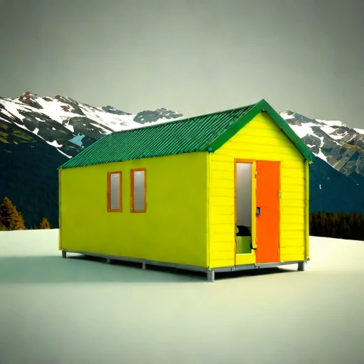 A katabatic-rated wind shelter, photographed against a plain background