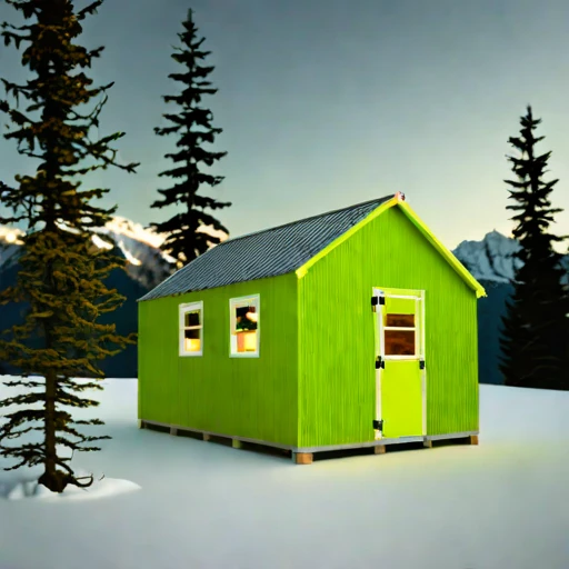 A katabatic-rated wind shelter, photographed against a plain background