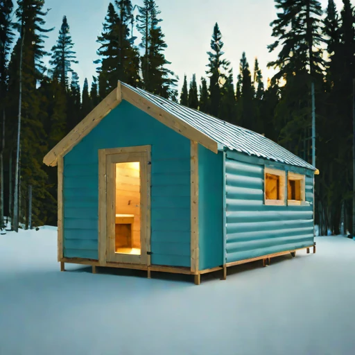 A katabatic-rated wind shelter, photographed against a plain background