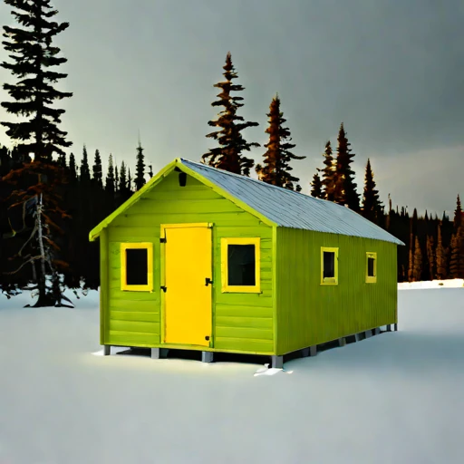 A katabatic-rated wind shelter, photographed against a plain background