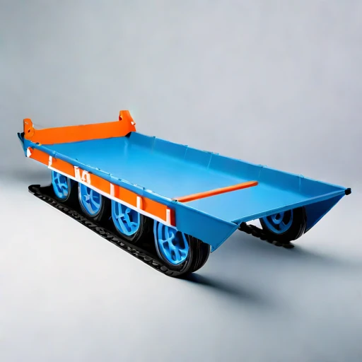 A katabatic-snowdrift hauler, photographed against a plain background