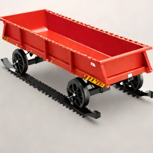 A katabatic-snowdrift hauler, photographed against a plain background