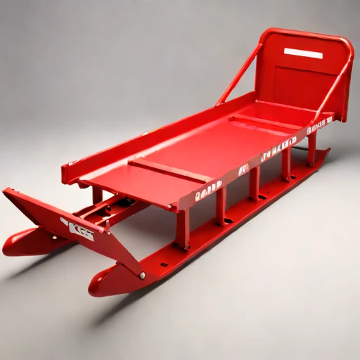 A katabatic-snowdrift hauler, photographed against a plain background