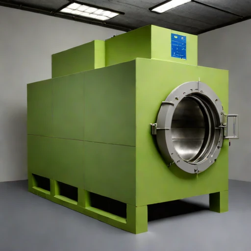 A lahar-ash reduction kiln, photographed against a plain background