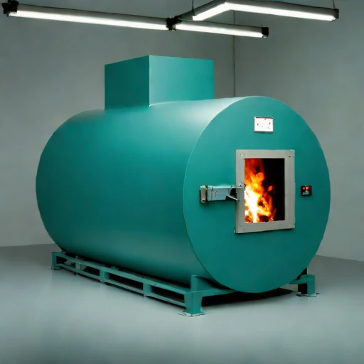 A lahar-ash reduction kiln, photographed against a plain background