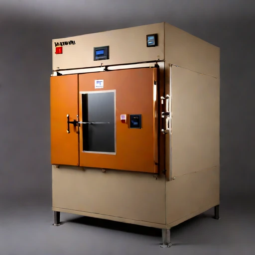 A lahar-ash reduction kiln, photographed against a plain background