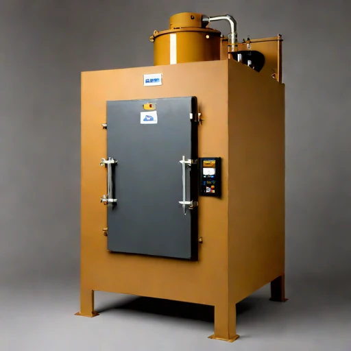 A lahar-ash reduction kiln, photographed against a plain background