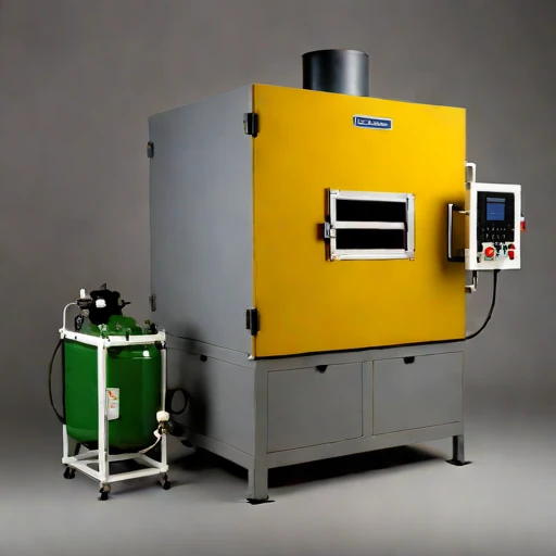 A lahar-ash reduction kiln, photographed against a plain background