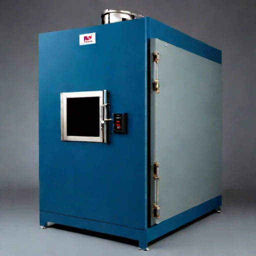 A lahar-ash reduction kiln, photographed against a plain background