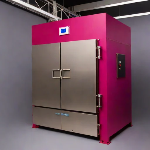 A lahar-ash reduction kiln, photographed against a plain background