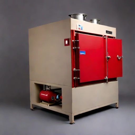 A lahar-ash reduction kiln, photographed against a plain background