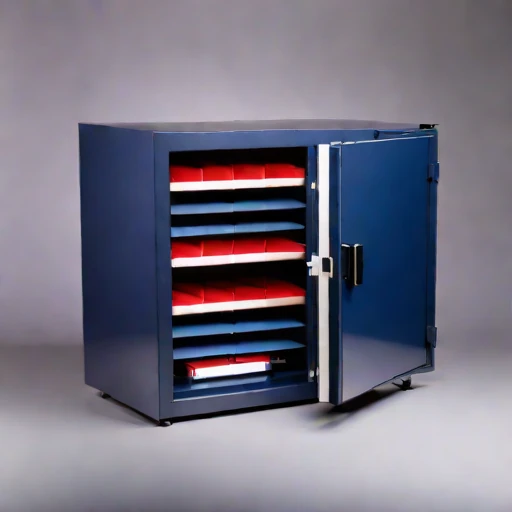A loess-buffered book press, photographed against a plain background